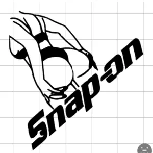 Snap On Car Decal