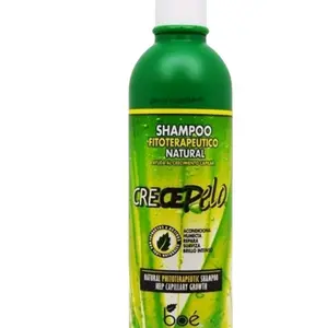 BOE Crece Pelo Natural Phytoterapeutic Shampoo 13.7 OZ - Natural Ingredients for Hair Growth