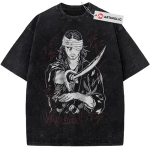 Musashi Miyamoto Shirt, Vagabond Shirt, Anime Shirt, Vintage T-Shirt