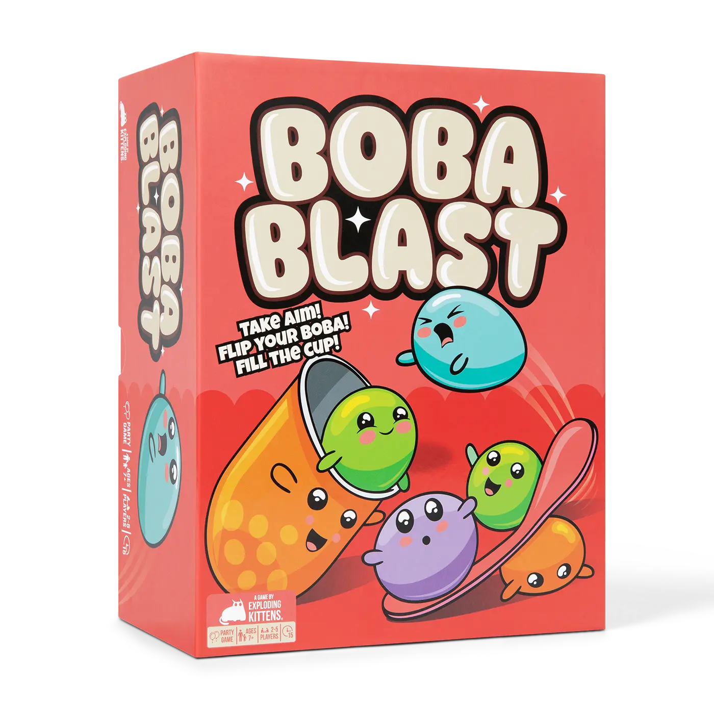 Boba Blast Fast-Paced Rapid Fire Game for Kids, Teens, and Adults Competitive Party Game for Family Game Night, Parties, and Travel Boba Blast Fast-Paced Rapid Fire Game for Kids, Teens, and Adults Competitive Party Game for Family Game Night, Parties, and Travel
