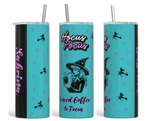 Hocus Pocus Coffee Magic Personalized Tumbler – 20 oz