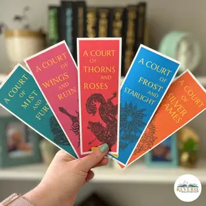 ACOTAR Bookmark Set | Double sided, 2.5"x7", printed on Cardstock, with lamination | Sarah J Maas Bookish Gift | Romantasy Booktok Merch