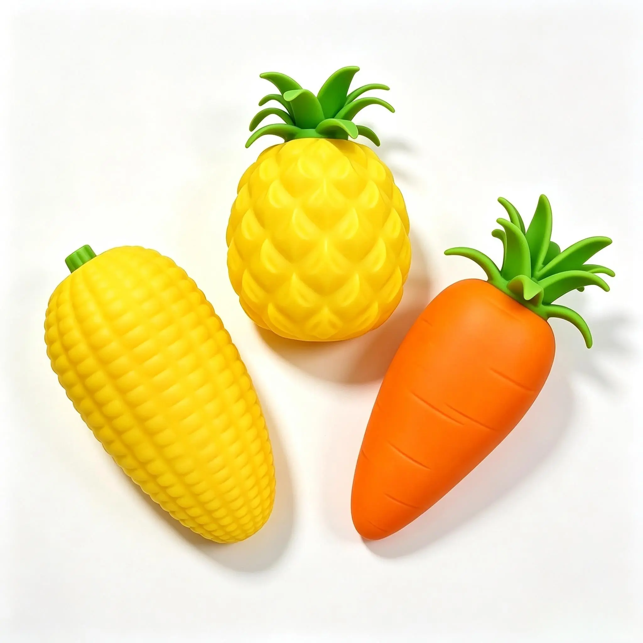Toymendous Squishy Pineapple -Jumbo 6.5-Inch Squishy Fruit StressRelief Toy - Sensory Stress Ball forKids, Teens & Adults
