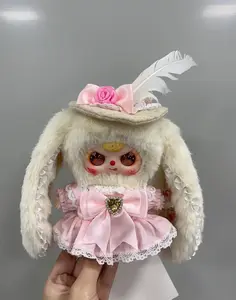 【YDM】-British limited edition plush box Bunny Plush Dolls，Soft Furry Collectibles，Stuffed Animal