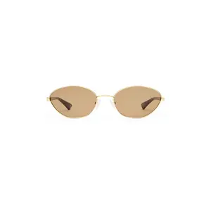 Le Specs Le Bebe Sunglasses in Gold & Brown Mono