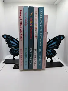 Glow Butterfly Bookends | BookTok Shelf Decor