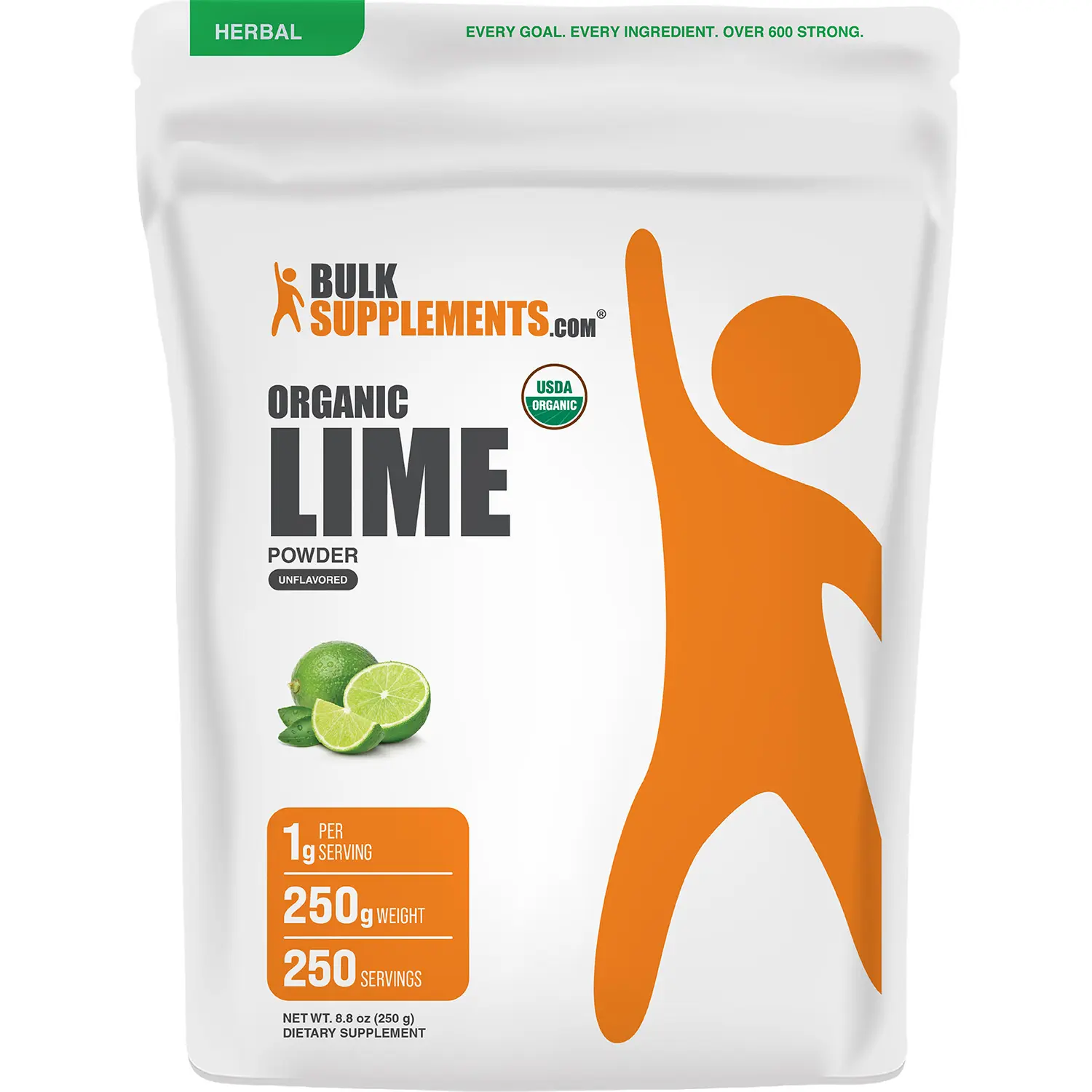 BulkSupplements - Organic Lime Powder - Digestive Support - Antioxidant - 250g - 1g per Serving BulkSupplements - Organic Lime Powder - Digestive Support - Antioxidant - 250g - 1g per Serving