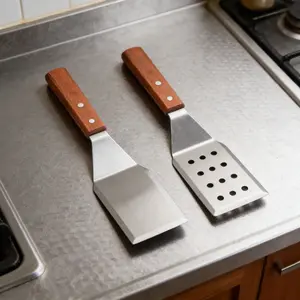 Latest Stainless Steel Kitchen Utensil, Versatile Cooking Spoon, Steak Pizza Grill Tool, Baking Scoop, Practical & Stylish Design