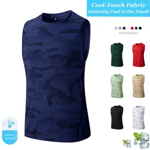 Cool Camouflage Tank Top Men's Cool Breathable Sleeveless Fitness Tank for Menswear Vests