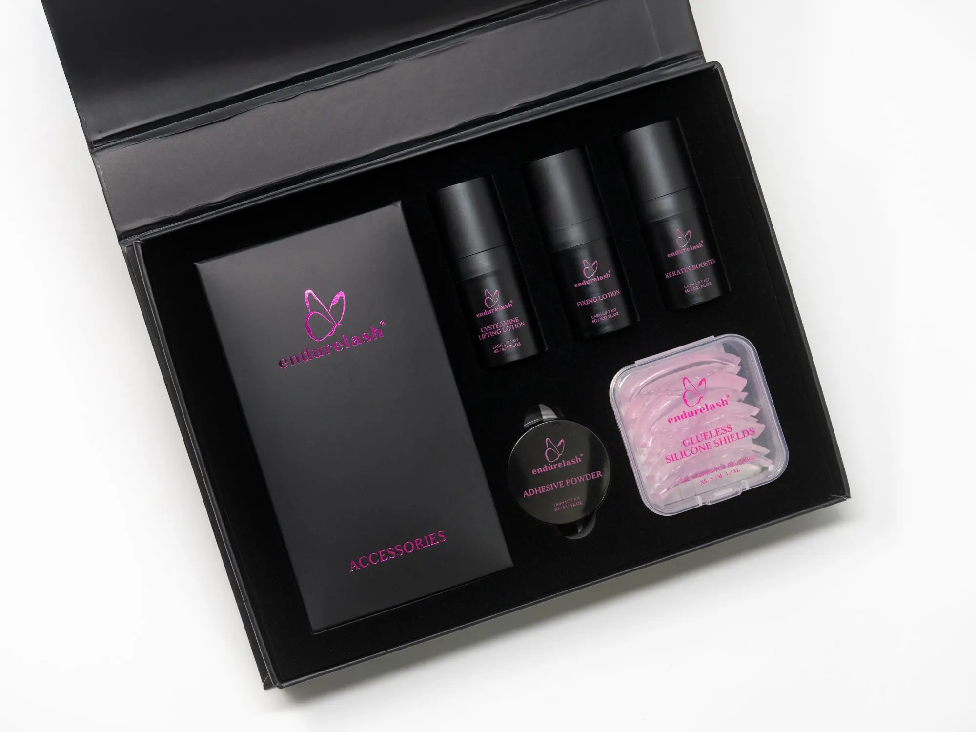 EndureLash Korean Lash Lift Kit, Professional Cysteamine Lash Lift System, Gentle, Long Lasting Curl, Low Odor Formula, Conditions and Lifts Natural Lashes, Results Up to 6-8 Weeks