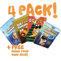 Four card sets - 4 games