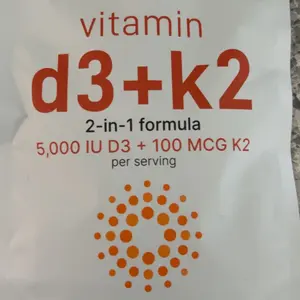 Product Review of Micro Ingredients Vitamin D3 K2 5000IU Softgels | Infused with Sunflower Seed Oil, Vitamin K2 MK7 + Vitamin D Supplement, Non-GMO, No Gluten from J**e