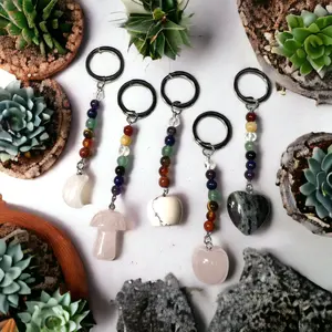 Chakra Crystal Keychain