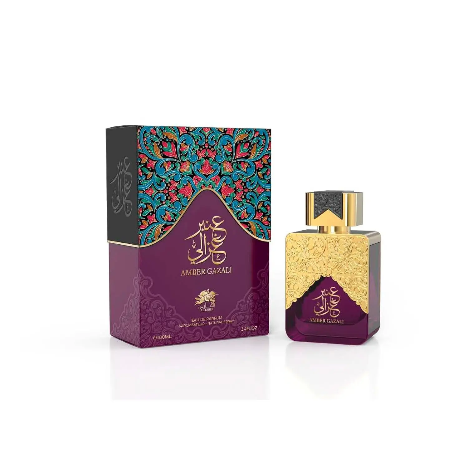 Amber Ghazali Eau de Parfum Unisex 100ml | Passionfruit, Oud, Leather & Amber