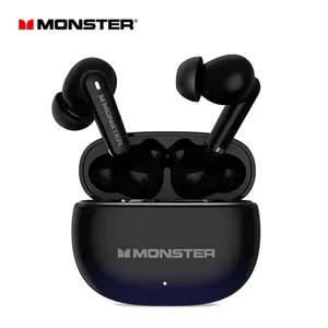Monster XT02 TWS Wireless Earphone ANC+ENC Noise Cancelling Waterproof Long Endurance HD Call Earbud