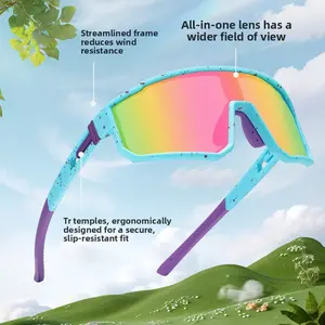 Kids Candy Collection Sunglasses Lightweight Durable & Stylish Sports Eyewear for Active Kids and Teen Athletes TR90 Frame UV400 Protection Fun Magic Vibe