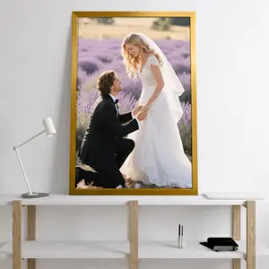 Large personalized canvas paintings - custom portraits, weddings, families, couples, pet portraits surround frame canvas home decoration wall art durable and resistant to fading anniversary, birthday, upload your photos for customization