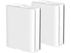 ASUS ZenWiFi BQ16 Pro Quad-band WiFi 7 Mesh Router (2 Pack), up to 8000 sqft, 2x 10G ports each, Smart Home Master with multi-SSID, VPN & parental controls, Subscription-free security, AiMesh