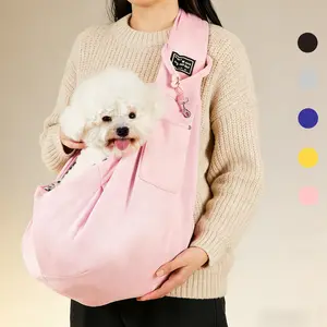 Reversible Hands-Free Dog Car Pet Carrier Bag, Soft Breathable Design, Suitable for Small/medium Dogs/cats, Outdoor Walking/travel Backpack, Animal Carrier