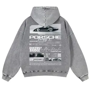 Moby X 380g Unisex Lightweight Hoodie – Breathable & Everyday Comfort Washed Casual Oversize Sweatshirt 100% Fabric Machine Washable