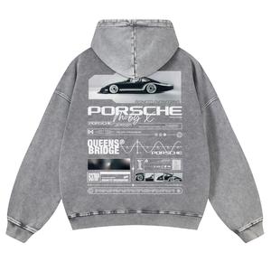 Moby X 380g Unisex Lightweight Hoodie – Breathable & Everyday Comfort Washed Casual Oversize Sweatshirt 100% Fabric Machine Washable
