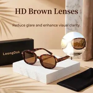 Retro Oval Foldable Sunglasses Slim Frame Petite Fit Easy Storage Women Casual Fishing