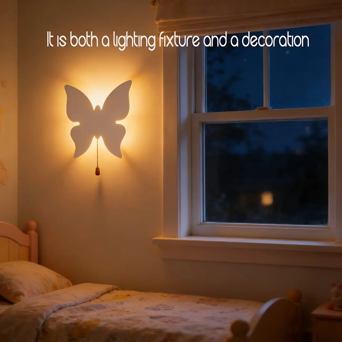LED Floating Night Light, Butterfly Light, Multiple Patterns Available, Battery Powered, Ideal for Bedroom Decor, Wall Decor, Party Decoration, Decorative Night Light