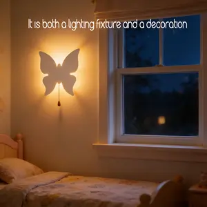 LED Floating Night Light, Multiple Patterns Available, Battery Powered, Ideal for Bedroom Decor, Wall Decor, Party Decoration