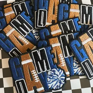 Game day Iron on Patches