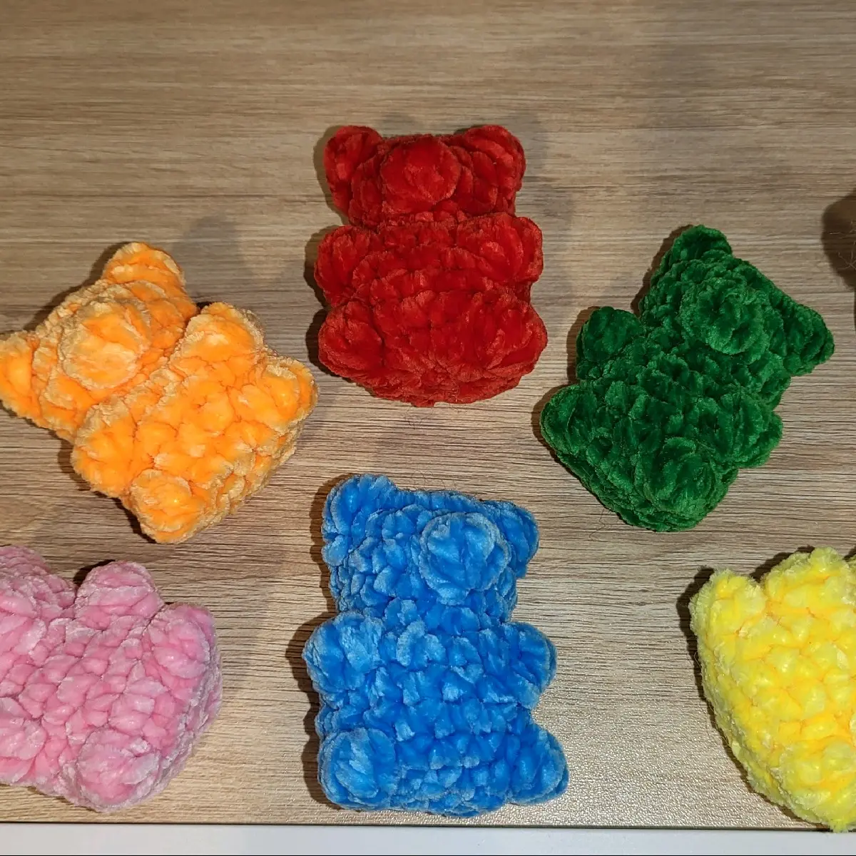 Cute Gummy Bear Plushie Handmade Crochet