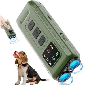 Rechargeable Dog Bark Deterrent Device, Anti-Barking Solution for Dogs, Corrects Bad Behavior with Button Press, Effective Training Tool