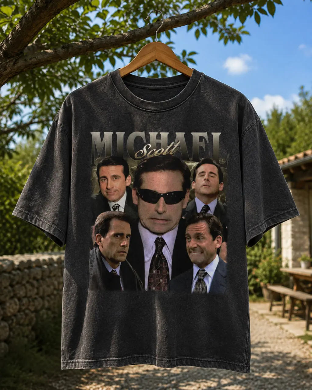 Michael Scott Vintage Shirt, The Office 90s Graphic Tee, Steve Carell Retro T-shirt