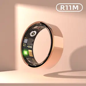 2026 New IP68 Waterproof Smart Ring - Biometric Wearable Fitness Tracker with Heart Rate, Sleep Stage, Activity Monitoring, Multi-Platform Health Monitor for Men & Women, iPhone & Android Compatible