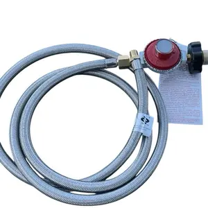 Menguera de Alta precion 20psi  precimex protegida con malla en acero inoxidable