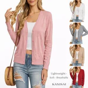 KAXISAI Womens Wool Blended Cropped Cardigan Sweater 2026 Short Sleeve Shrug Business Casual Outfits Lightweight Top SummerVibes