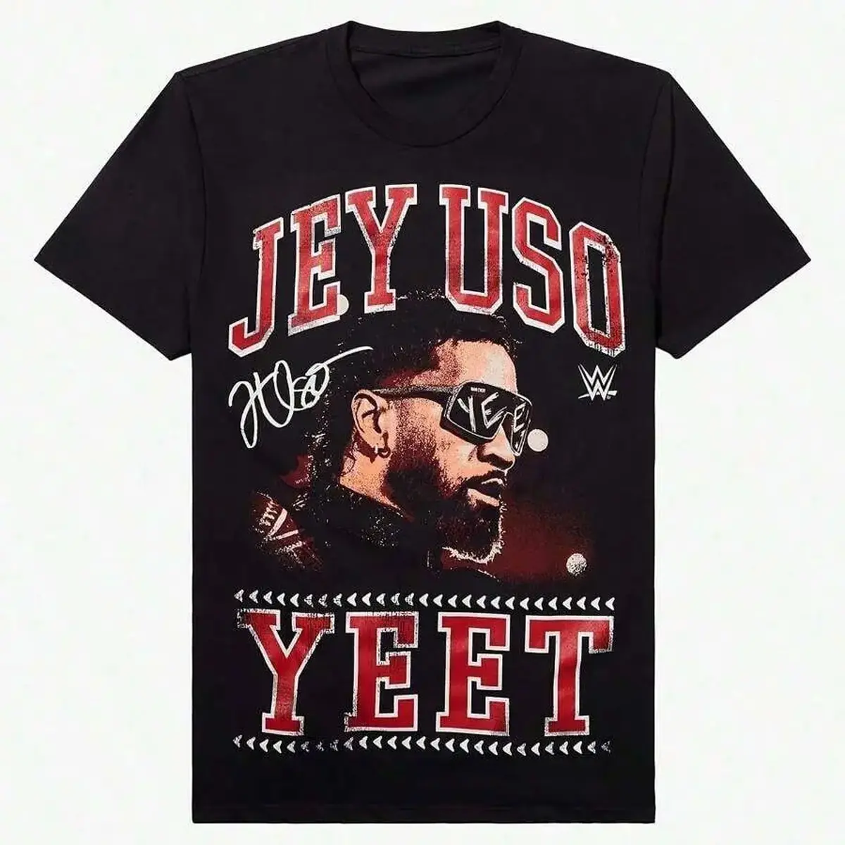 Unisex Boxy Fit Heavyweight Tee 180g Pure Cotton WWE Jey Uso Yeet T-Shirt _ _ Printed Summer Luxury Cotton Men's And Women's T-Shirt Short Sleeve-Premium Cotton Graphic Printed Round Neck T-Shirts-365T Streetwear Aesthetic Unisex T-shirts S-5XL