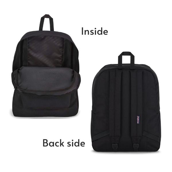 JanSport for School, Travel - Durable, Lightweight Bookbag with 1 Main Compartment, Front Utility Pocket with Built-in Organizer - Premium
