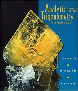 USED-Analytic Trigonometry With Applications by Raymond A. Barnett (Hardcover)
