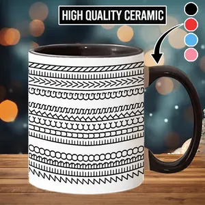 Zero Fk Given Coffee Mug Hidden Message Ceramic Mug - scs12337