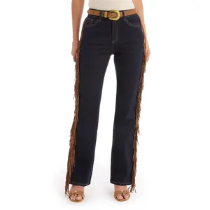 Ryder Fringe Jean - Indigo