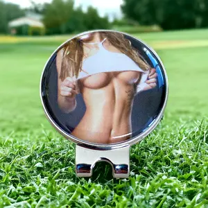 Lady Luck Golf - Golf Ball Marker with Hat Clip (Tease1)