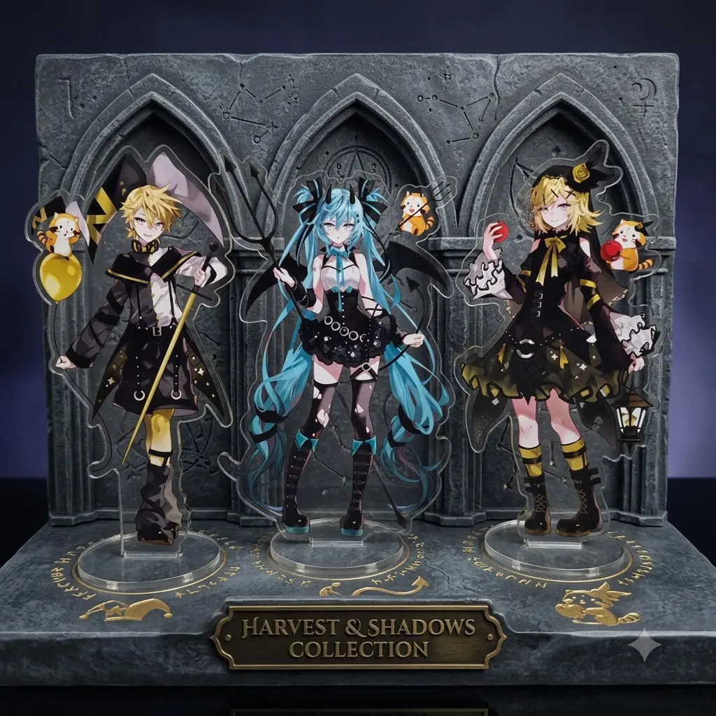 Enchanting Acrylic Standee, Hatsune Miku, Kagamine Rin, Kagamine Len Standies, Vocaloid (1 standee_8inch)