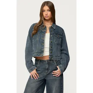 Edikted Women's Barb Denim Jacket