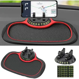 Multifunction Car Anti-Slip Mat with Auto Phone Holder and Extra Large Pad for Phones, Keys, Gadgets, Car Accessories, Car Auto Accessory