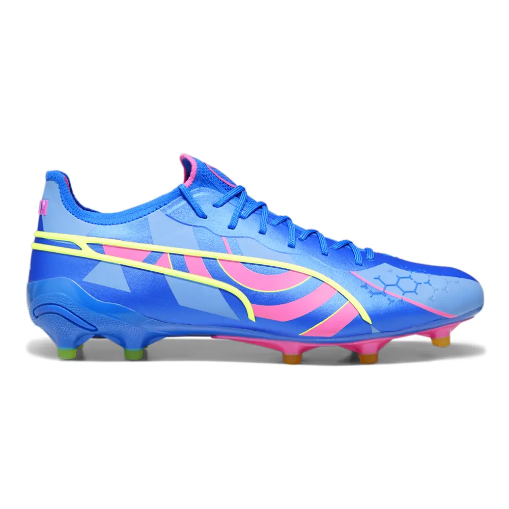PUMA Mens King Ultimate Energy Firm GroundArtifical Ground Soccer Cleats Cleated, Firm Ground - Blue