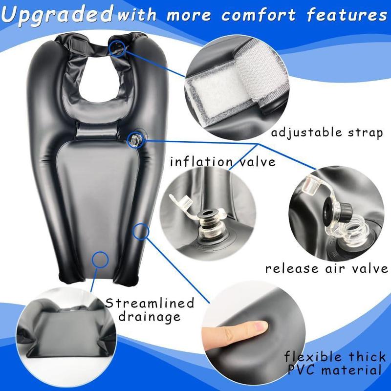 Inflatable Shampoo Basin, Portable Hair Washing Tray for Bedridden, Elderly, and Disabled – Lightweight and Convenient for Home Use