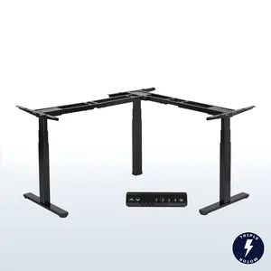 Electric Multi Motor Corner Desk Frame with Memory Controller