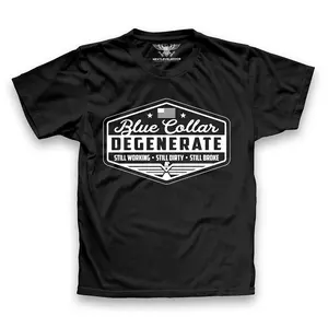 Blue Collar Degenerate Premium  Cotton Menswear Top Tshirt (NOV25)
