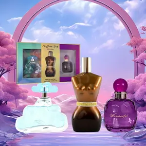 Three-piece set, each bottle 3.4 ounces, women's eau de toilette spray gift box, long-lasting fragrance, 3 different scents, perfect for holiday gifts, dates, daily life, and parties.