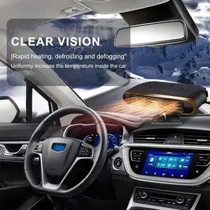 2025 Car Heater Portable Windshield Defroster for Winter 12V Car Plug Rapid Heating System Durable Construction RV Heating Solution Efficient Defroster Plug-in Car Heater